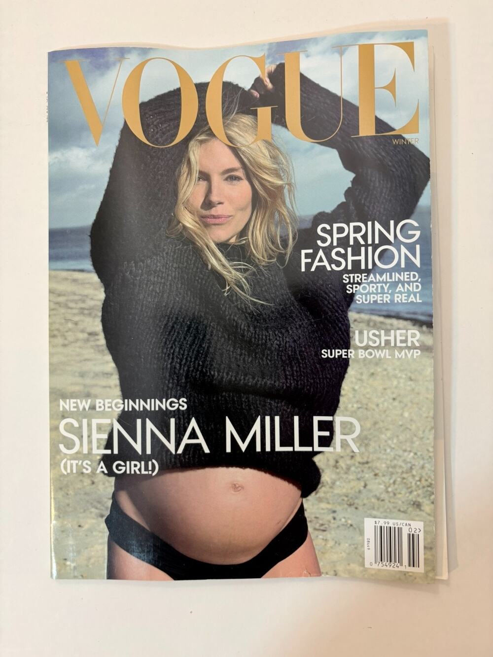 Vogue Magazine Winter 2024 - Sienna Miller - Unread US Subscription Copy